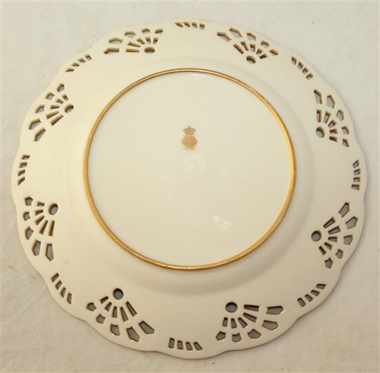 A Mintons pate sur pate cabinet plate, attributed to Alboin Birks, c.1905, diameter 23cm